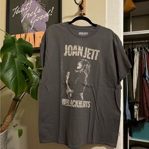 Joan Jett Graphic Gray T-Shirt